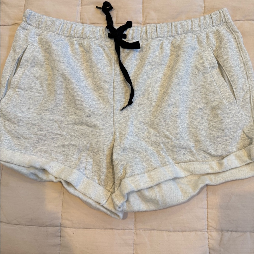 PINK Victoria's Secret Light Gray Athletic Shorts